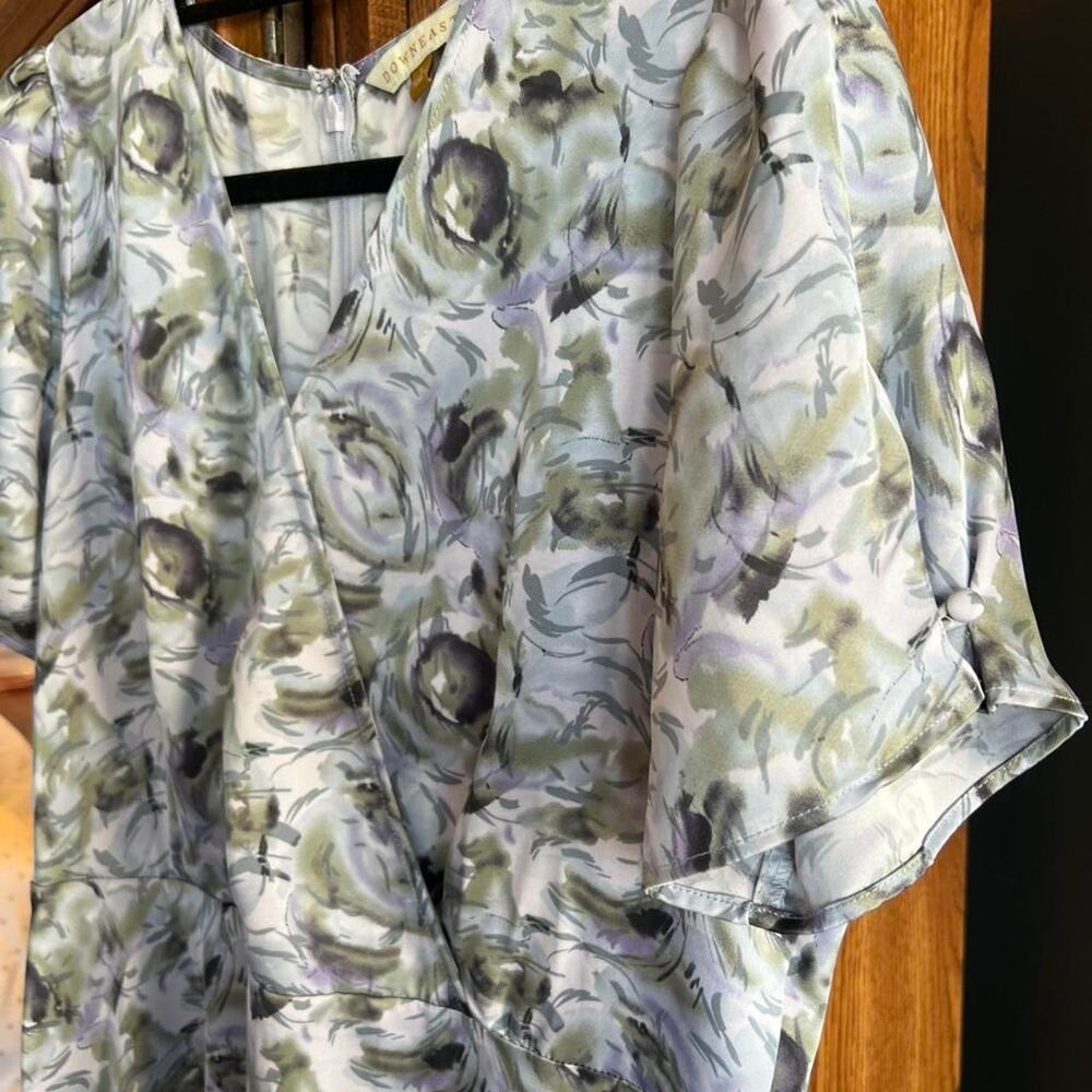 Downeast floral maxi dress‎ with pockets size L - Picture 2 of 8